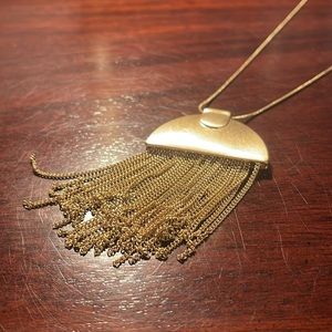Francesca’s gold dangle necklace